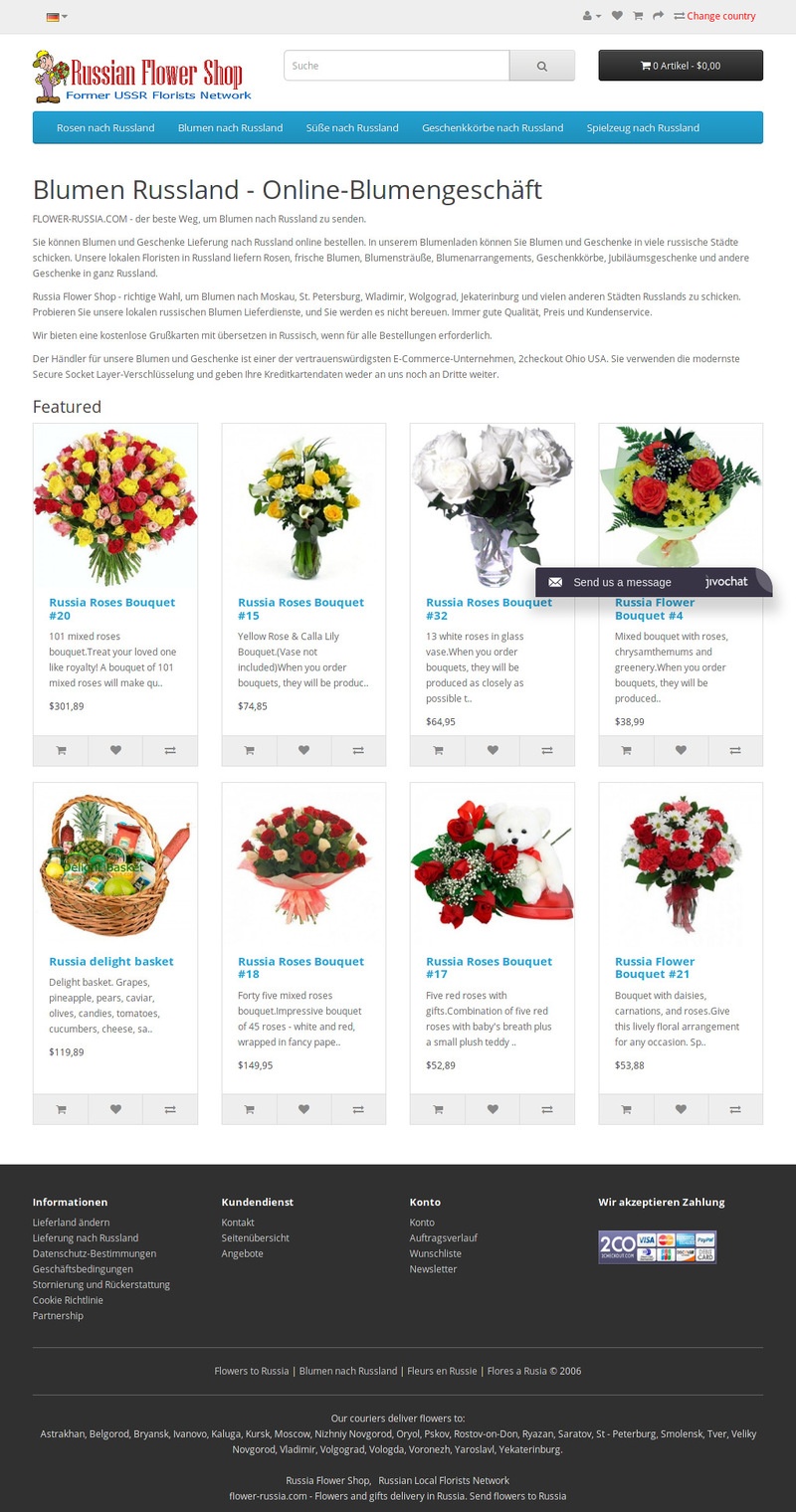 Details : Senden Sie Blumen nach Moldawien. Blumenlieferung in Moldawien.